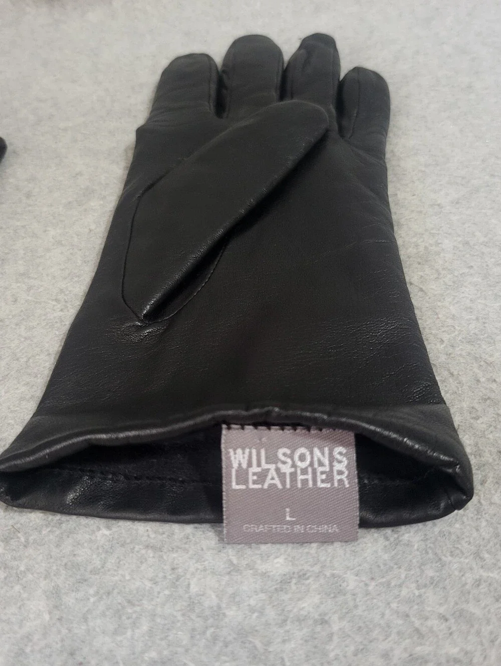 Vintage Wilsons Leather Gloves Women Size L Thinsulate Winter Driving Minimalist